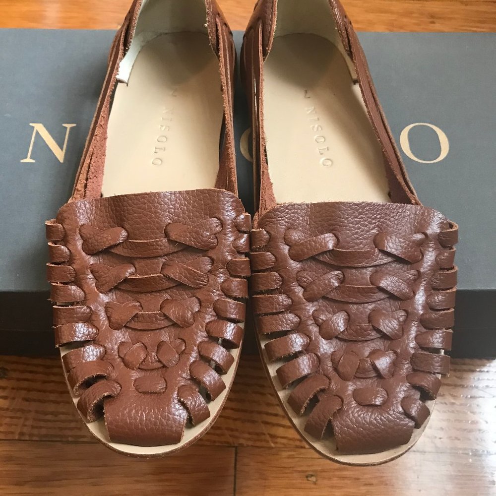 Nisolo | Huarache Sandal | Burnt Sienna | 7 | NWT
